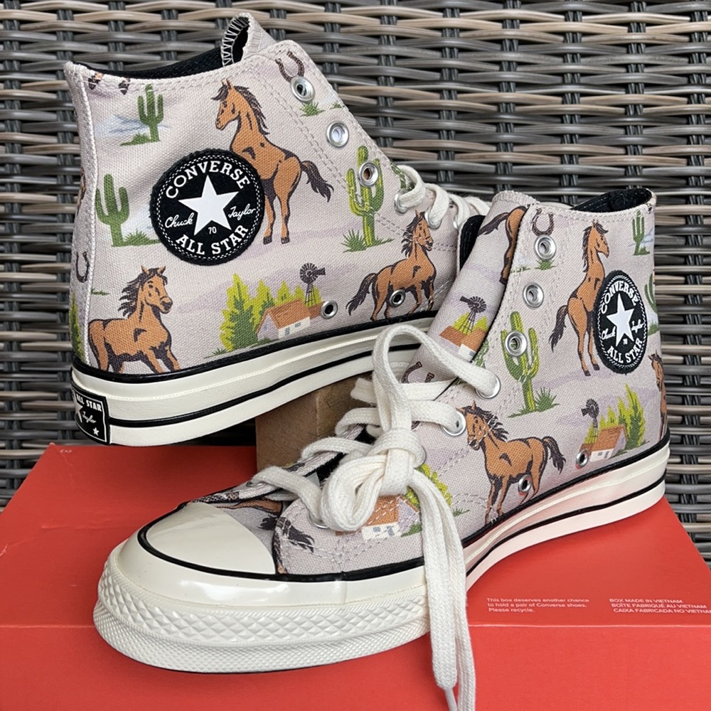 Converse Chuck Taylor 70 All Star Hi String/ Egret MEN`S Twisted Resort-Old West - Picture 9 of 16